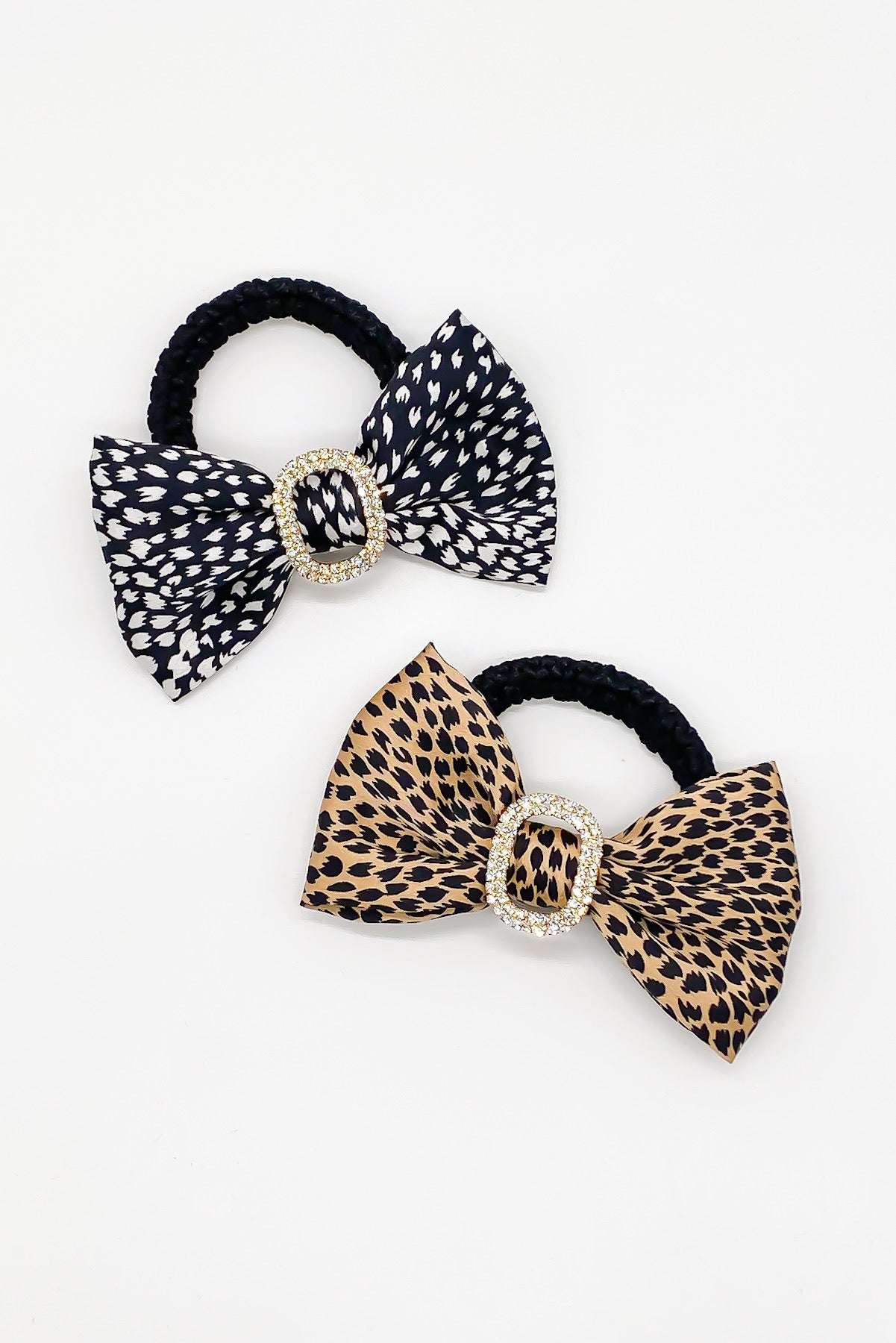 SKYE San Francisco Shop Chic Modern Elegant Classy Women Jewelry French Parisian Minimalist Bessie Velvet Bow Crystal Hair Tie