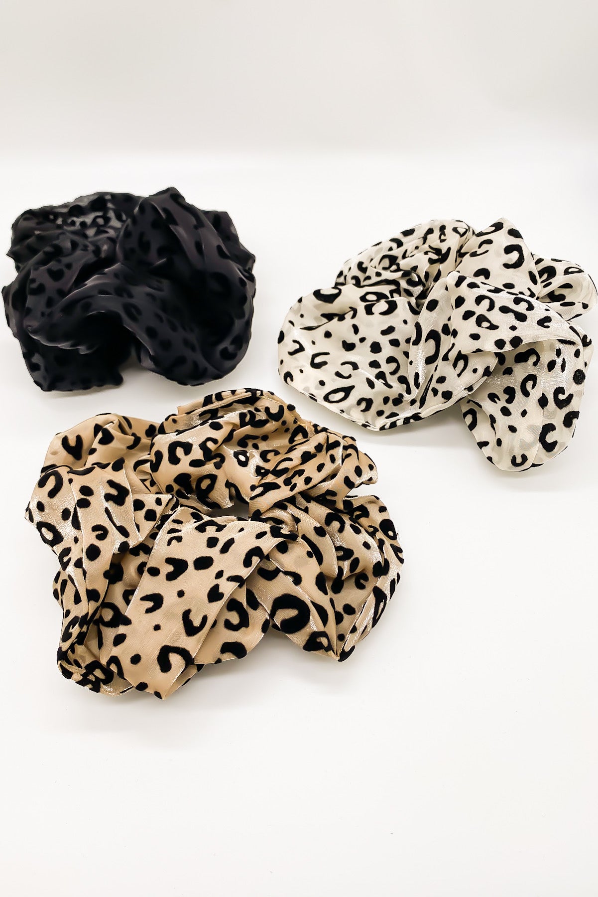 SKYE San Francisco Shop Chic Modern Elegant Classy Women Jewelry French Parisian Minimalist Calliope Leopard Print Velvet Scrunchie 5