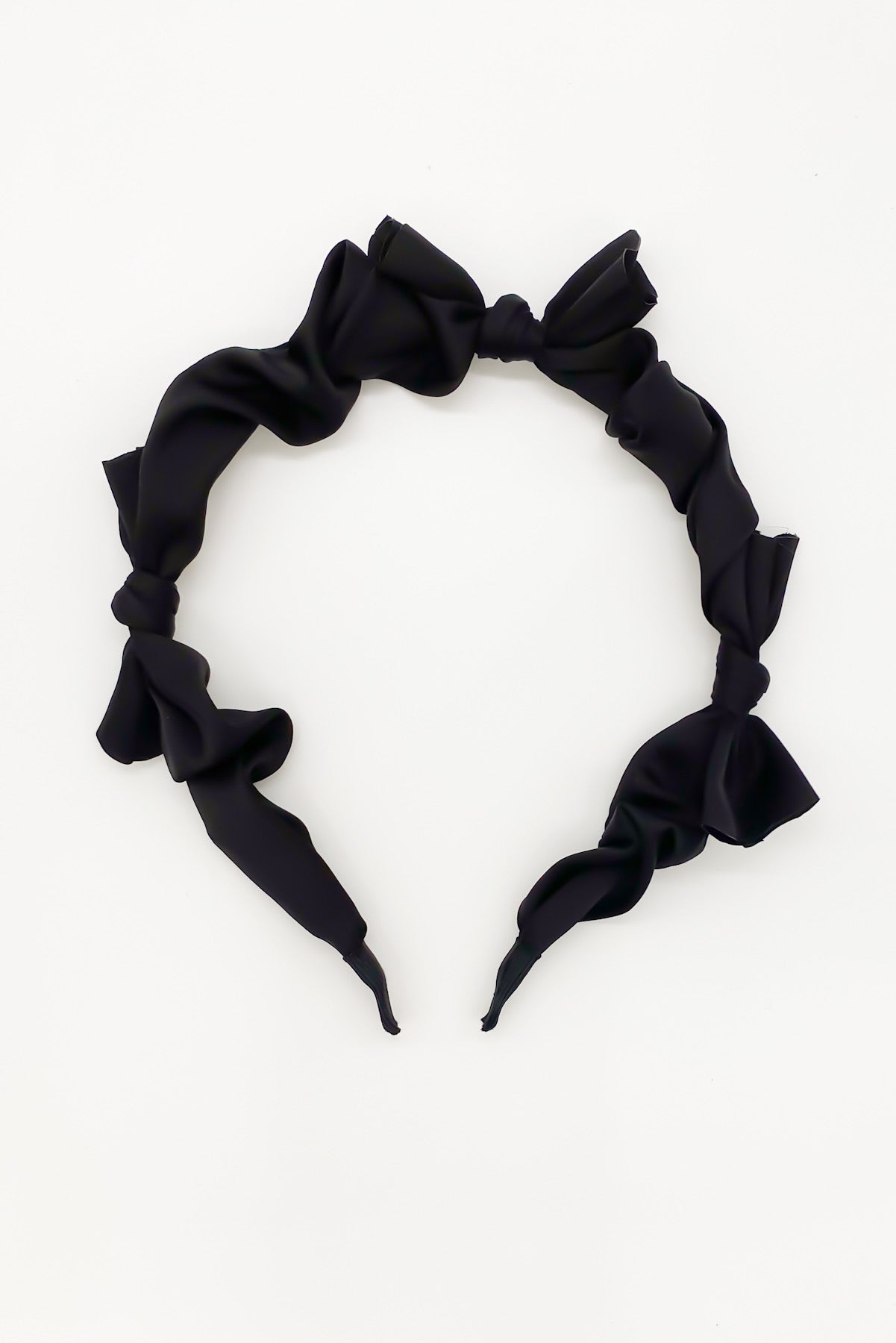 SKYE San Francisco Shop Chic Modern Elegant Classy Women Jewelry French Parisian Minimalist Kati Satin Bow Headband 2
