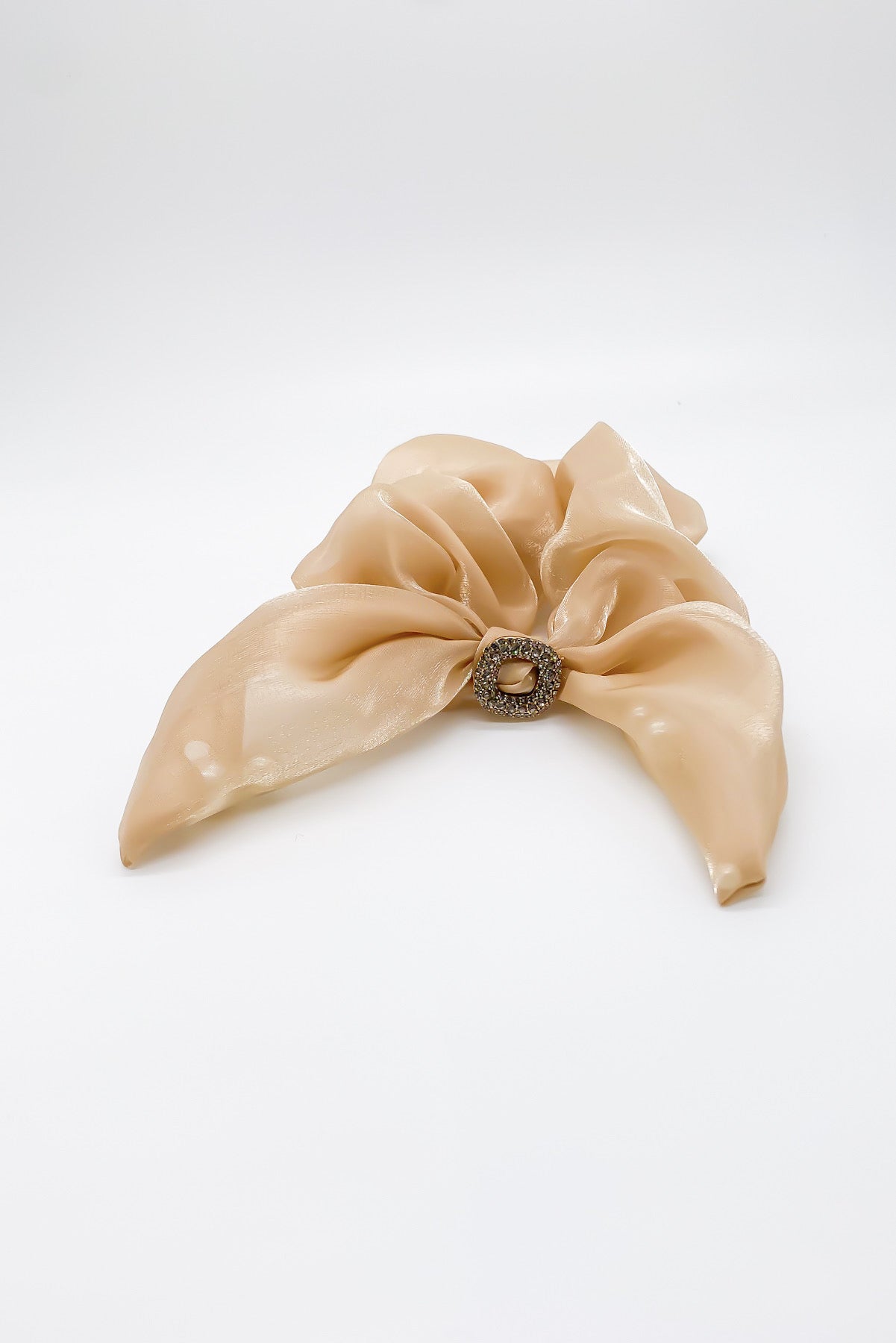 SKYE San Francisco Shop Chic Modern Elegant Classy Women Jewelry French Parisian Minimalist Michelle Organza Pearl Bow Scrunchie 2