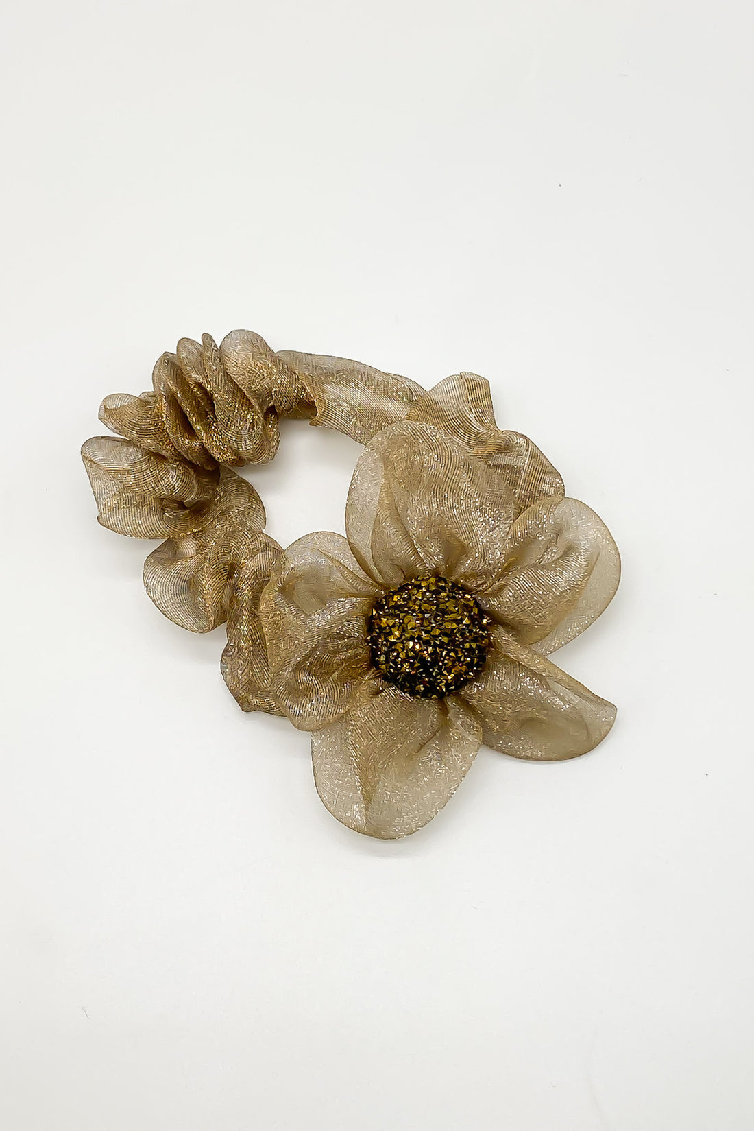 SKYE San Francisco Shop Chic Modern Elegant Classy Women Jewelry French Parisian Minimalist Salma Organza Flower Scrunchie 2