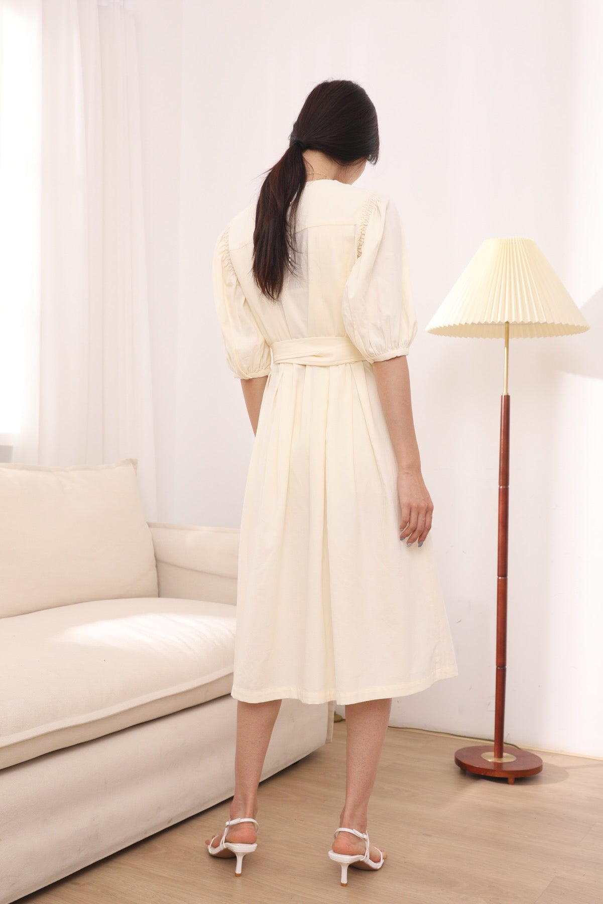SKYE San Francisco Shop SF Chic Modern Elegant Classy Women Clothing French Parisian Minimalist Fashion Isabella Belted Dress