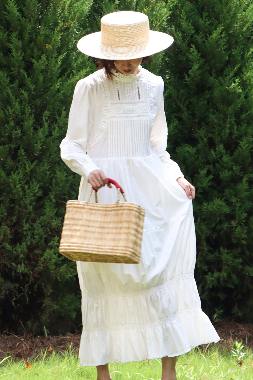 SKYE San Francisco Shop SF Chic Modern Elegant Classy Women Clothing French Parisian Minimalist Fashion Style Clemence cotton tiered midi dress 6