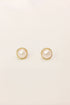 SKYE San Francisco Shop SF Chic Modern Elegant Classy Women Jewelry French Parisian Minimalist Arlette 18K Gold Freshwater Pearl Earrings 2