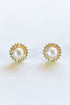 SKYE San Francisco Shop SF Chic Modern Elegant Classy Women Jewelry French Parisian Minimalist Corina 18K Gold Pearl Earrings 2