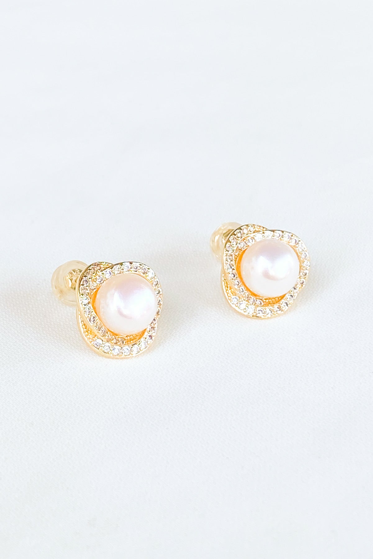 SKYE San Francisco Shop SF Chic Modern Elegant Classy Women Jewelry French Parisian Minimalist Emilien 18K Gold Crystal Pearl Earrings 3