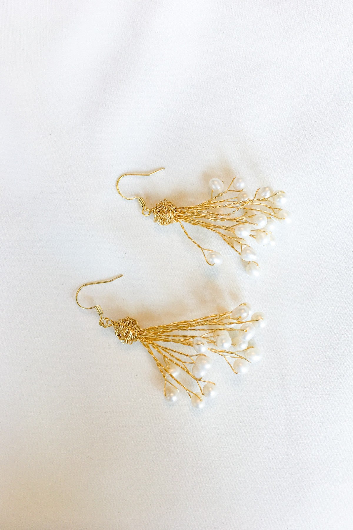 SKYE San Francisco Shop SF Chic Modern Elegant Classy Women Jewelry French Parisian Minimalist Francine 18K Gold Freshwater Pearl Earrings 2