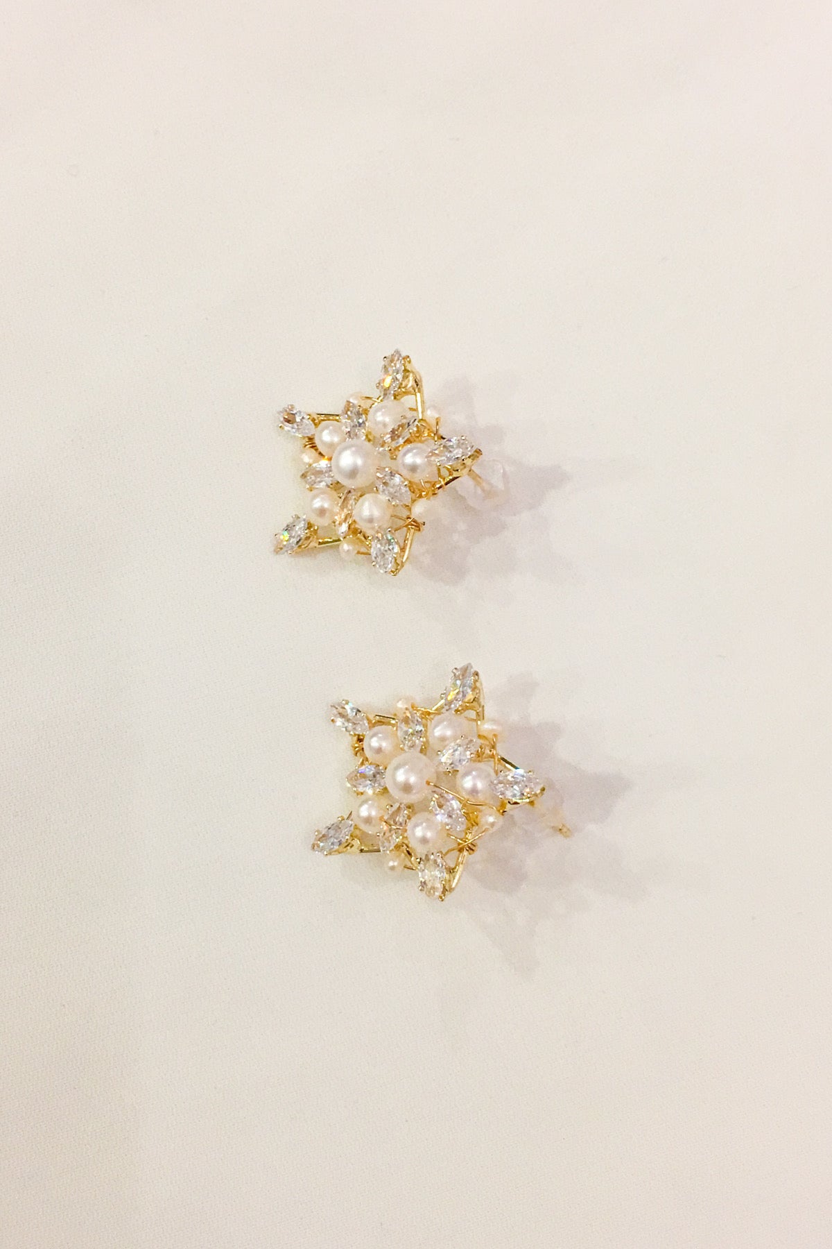 SKYE San Francisco Shop SF Chic Modern Elegant Classy Women Jewelry French Parisian Minimalist Mallory 18K Gold Cubic Zirconia Earrings 3