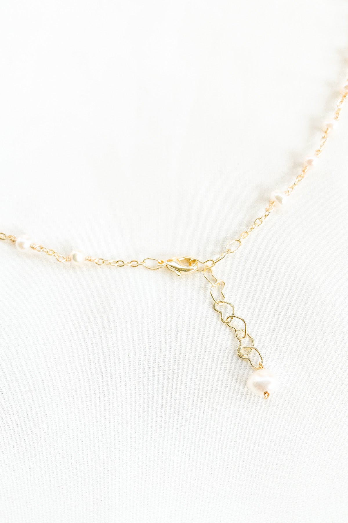 SKYE San Francisco Shop SF Chic Modern Elegant Classy Women Jewelry French Parisian Minimalist Selina 18K Gold Freshwater Pearl Rose Necklace