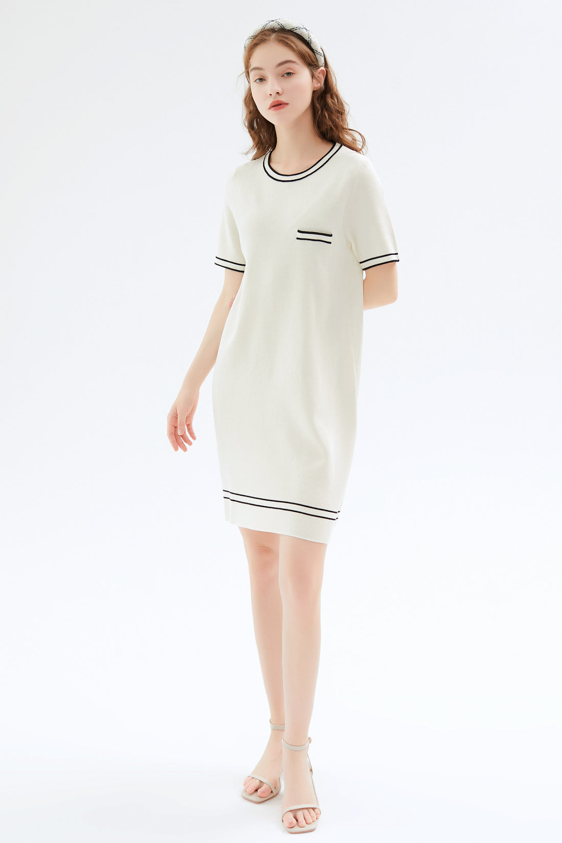 SKYE Shop Chic Modern Elegant Timeless Women Clothing French Parisian Minimalist Fashion Nicky Sweater Dress 5