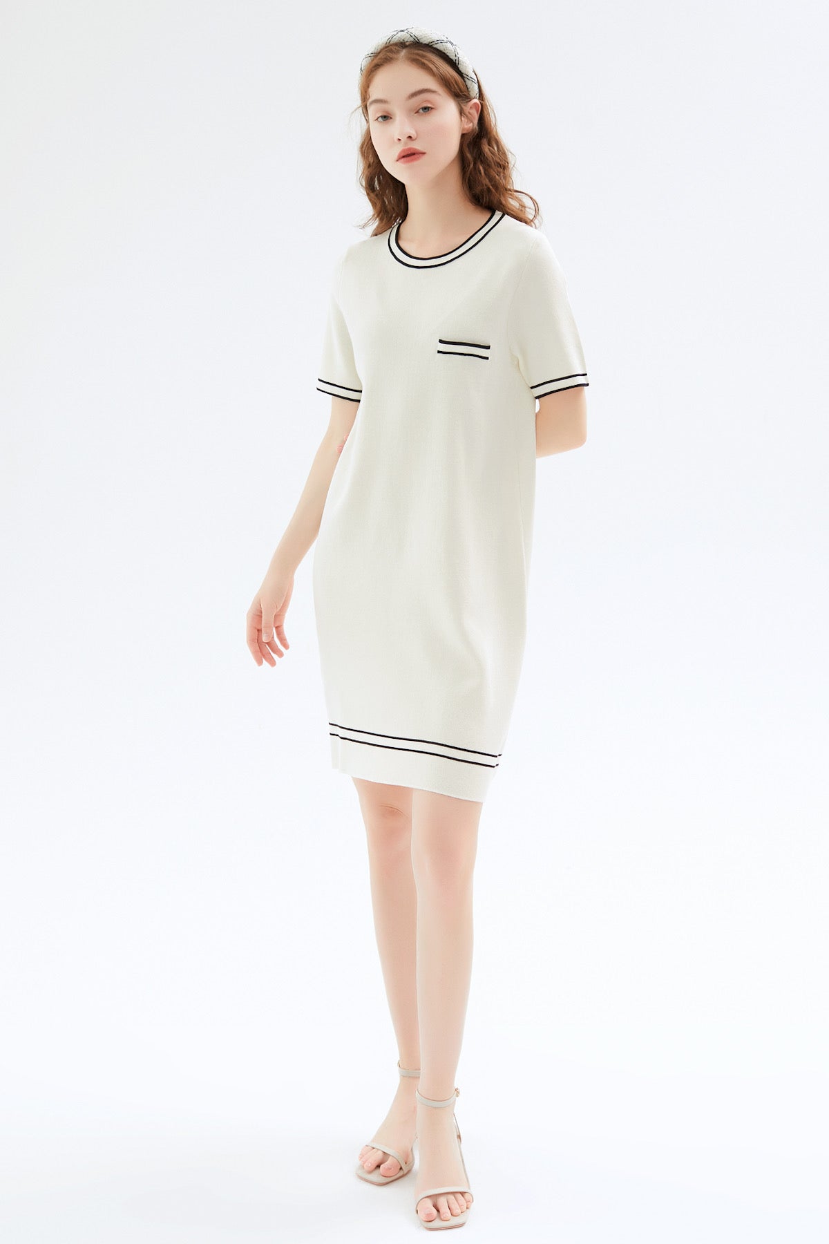 SKYE Shop Chic Modern Elegant Timeless Women Clothing French Parisian Minimalist Fashion Nicky Sweater Dress 5