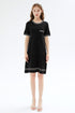 SKYE Shop Chic Modern Elegant Timeless Women Clothing French Parisian Minimalist Fashion Nicky Sweater Dress Black 3