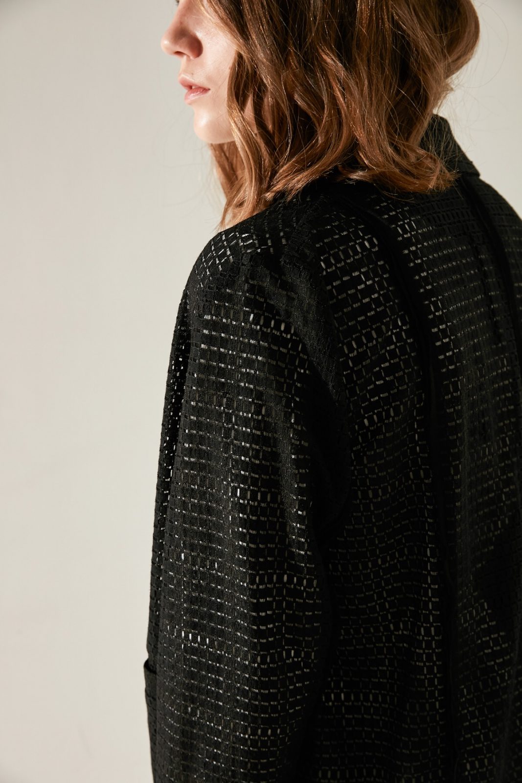 SKYE minimalist women fashion Charlotte blazer lace black 6