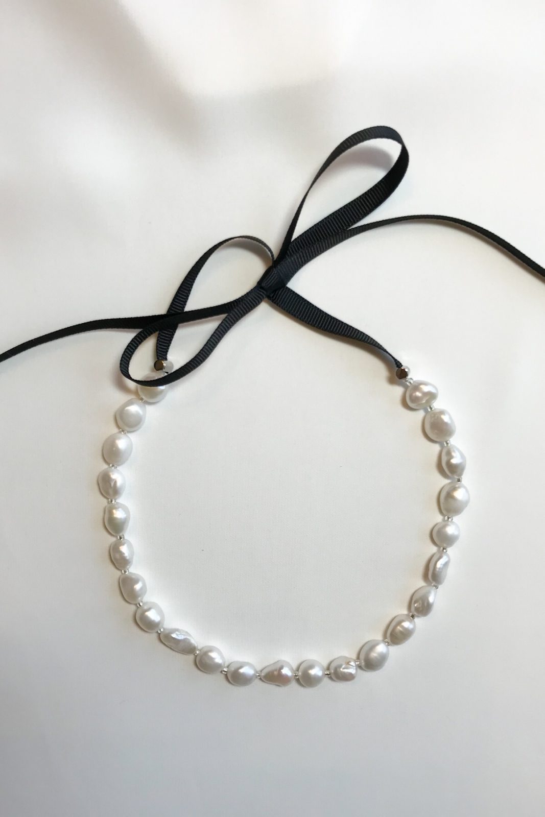 Annie Adjustable Freshwater Pearl Chain Necklace