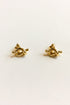 SKYE modern minimalist women fashion accessories Noe 18K Gold Knot Earrings 3