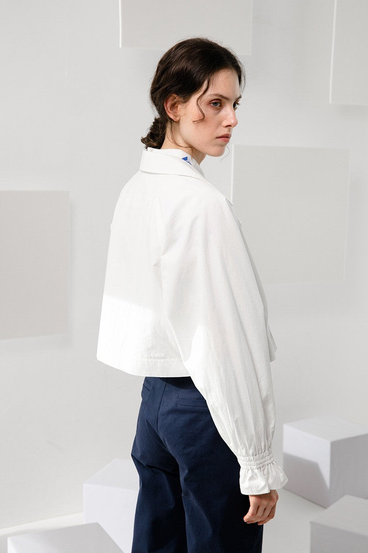 Skye minimalist modern women fashion convertible trench coat frill sleeves luxe fw 2018 6