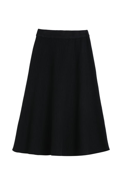 Juno A-line Stretch Knit Midi Skirt