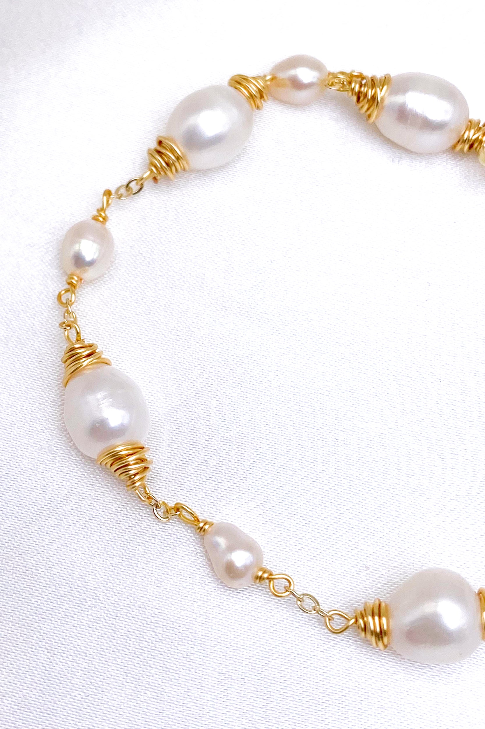 Melisa 18K Gold-Filled Freshwater Pearl Bracelet