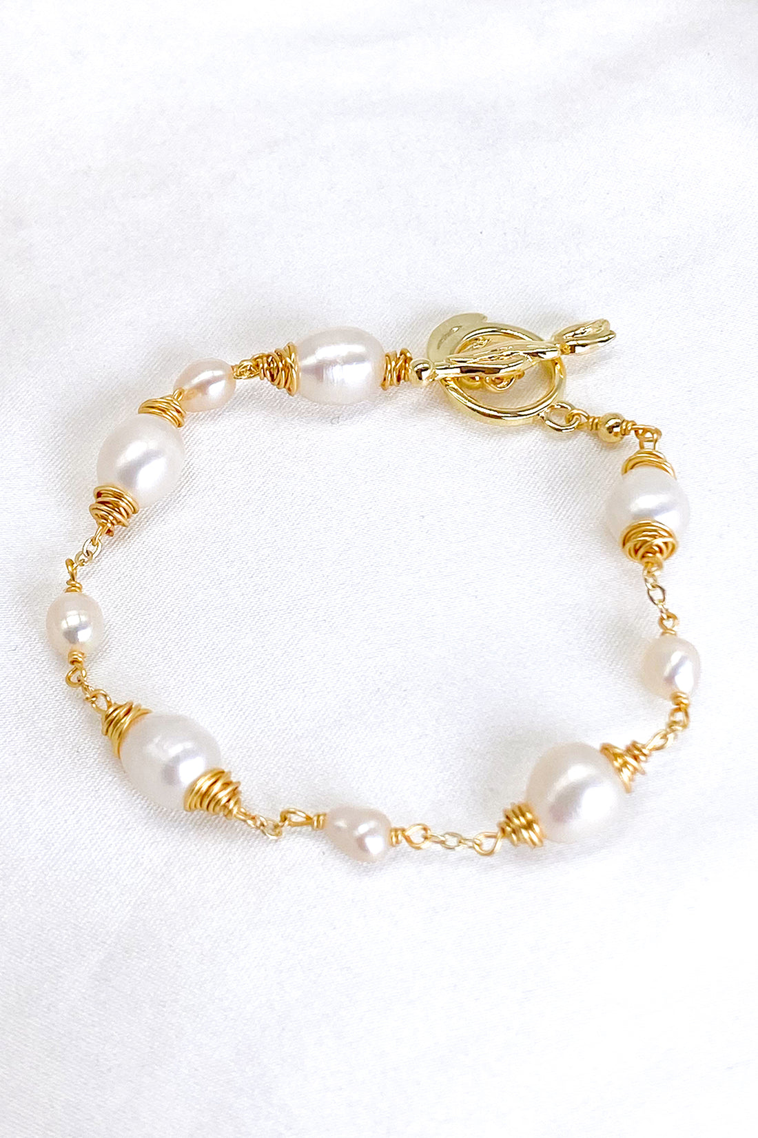Melisa 18K Gold-Filled Freshwater Pearl Bracelet