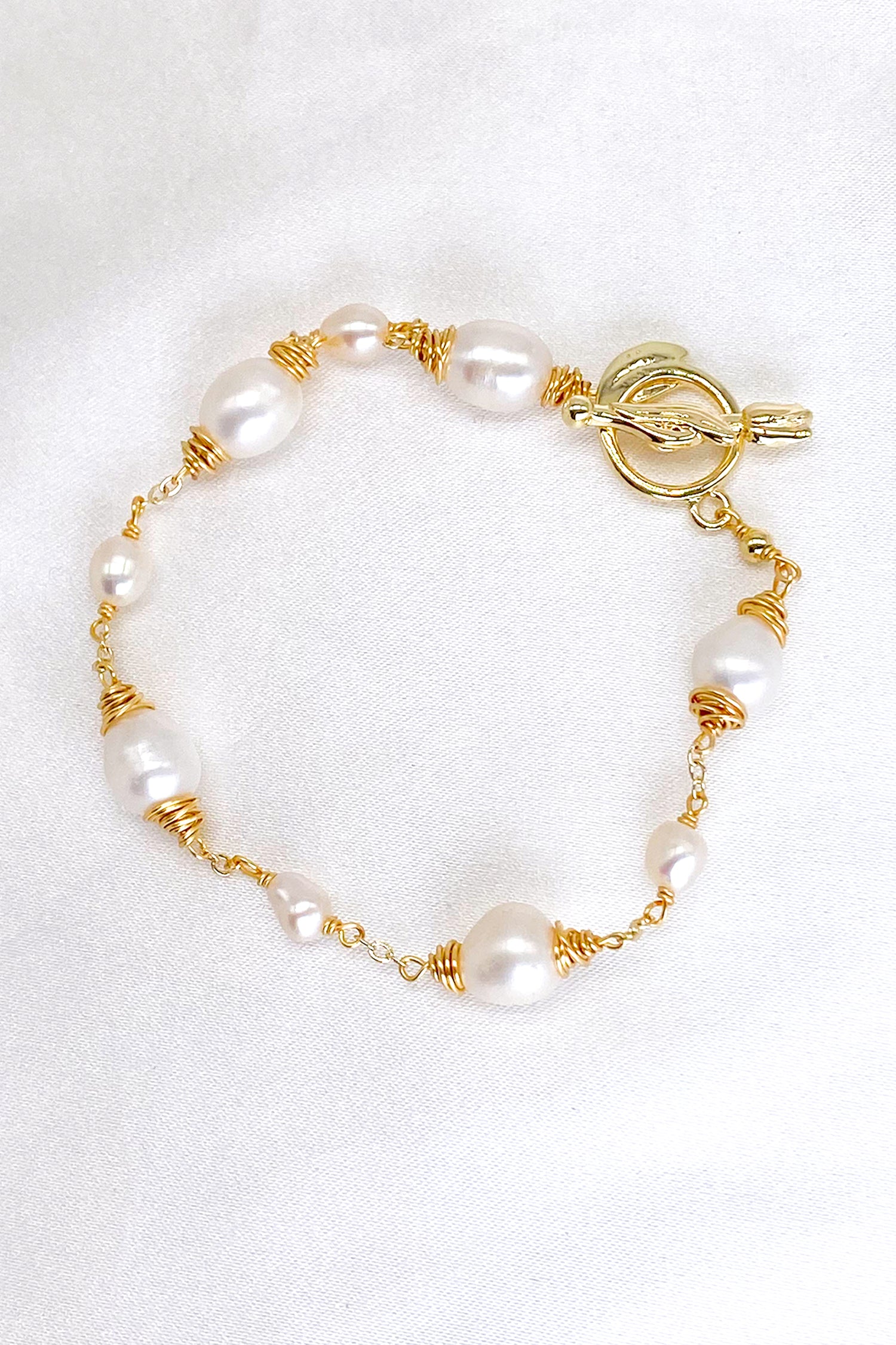 Melisa 18K Gold-Filled Freshwater Pearl Bracelet