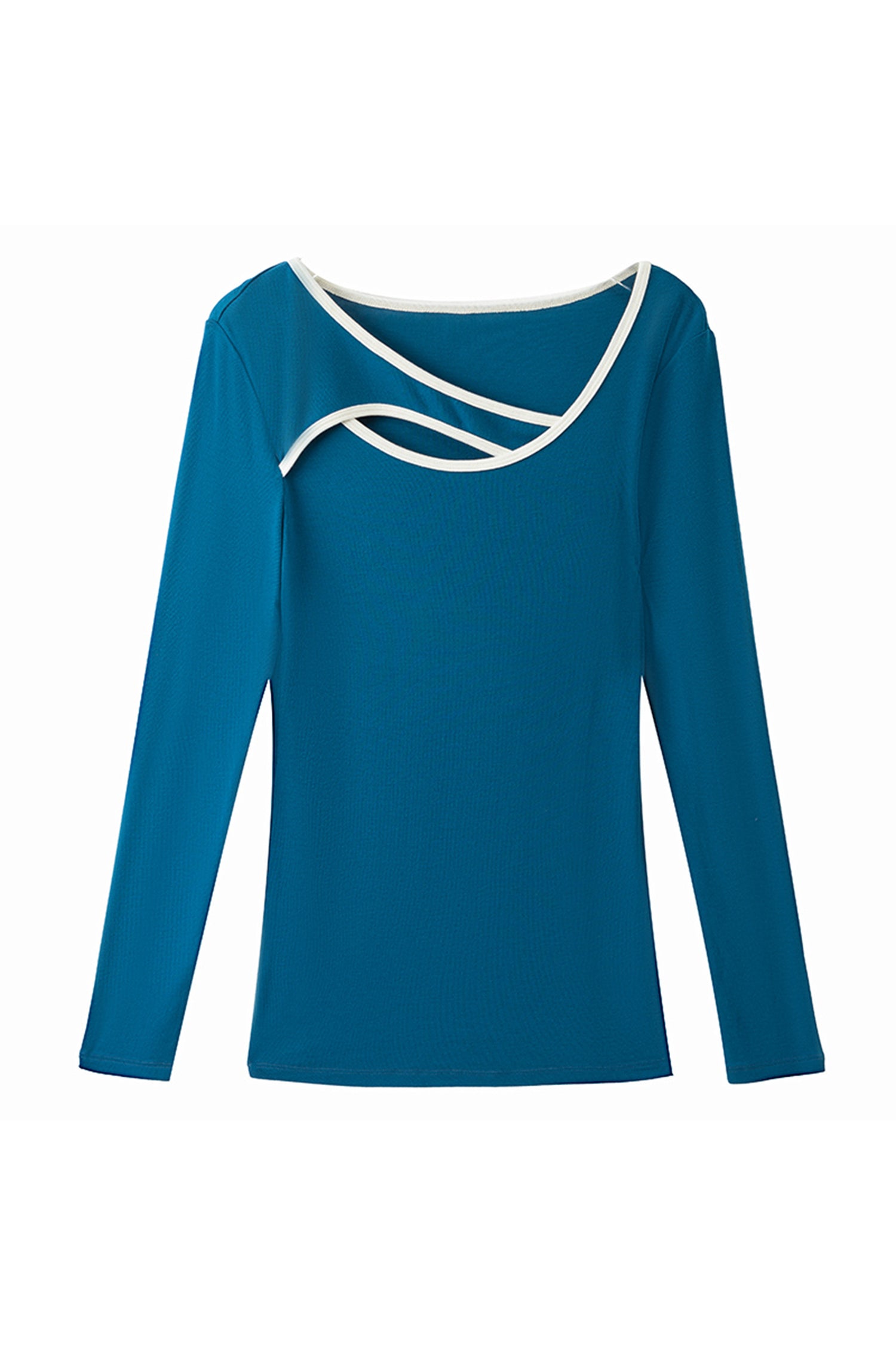 SKYEVannaAsymmetricalContrastLongSleeveTop_3