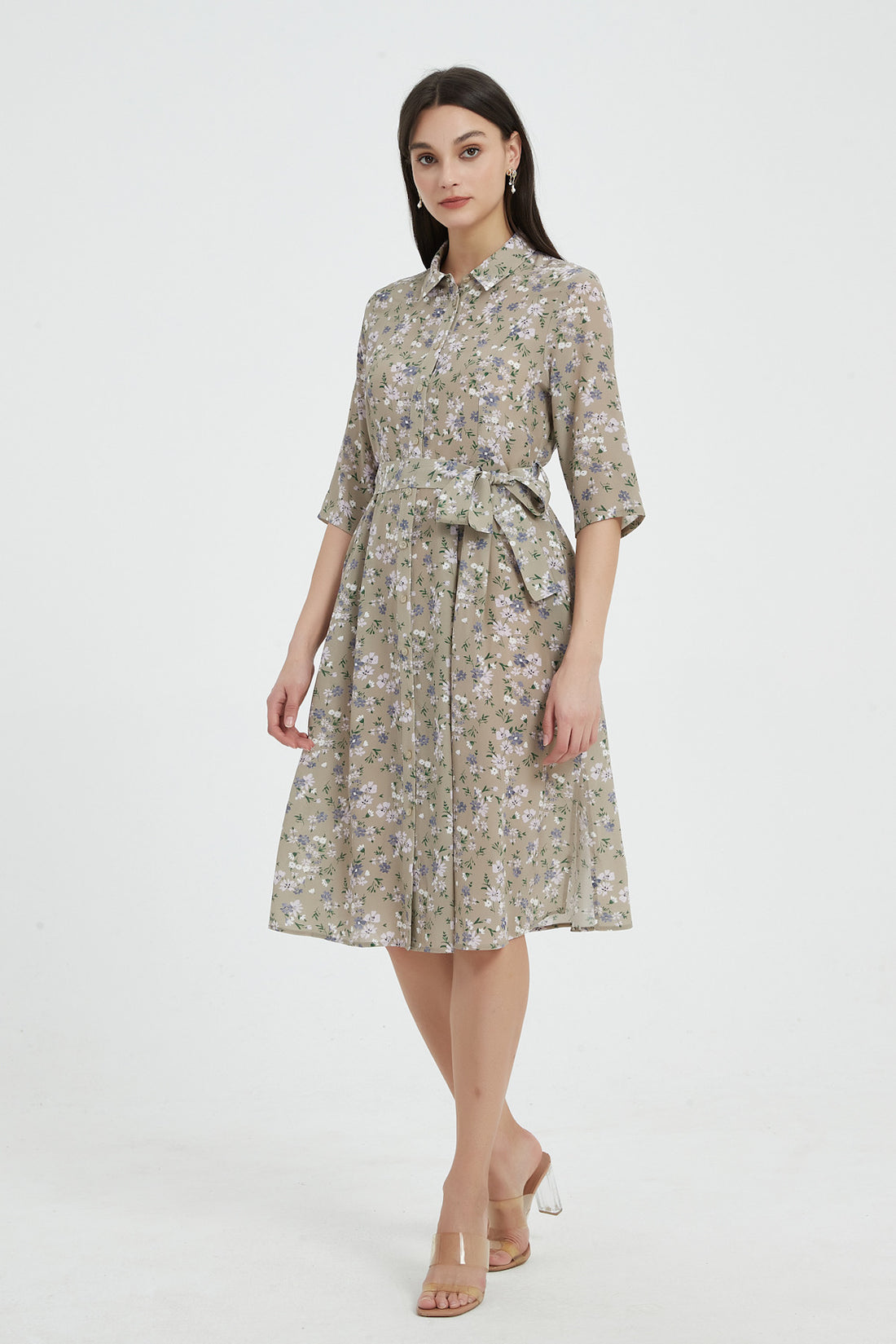 SKYE Aerin Floral Silk dress 10