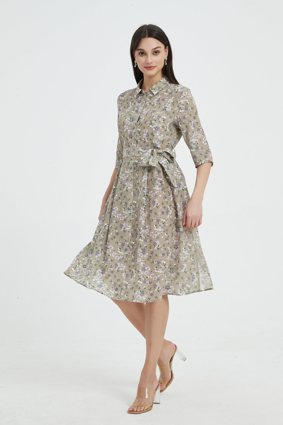 SKYE Aerin Floral Silk dress 2