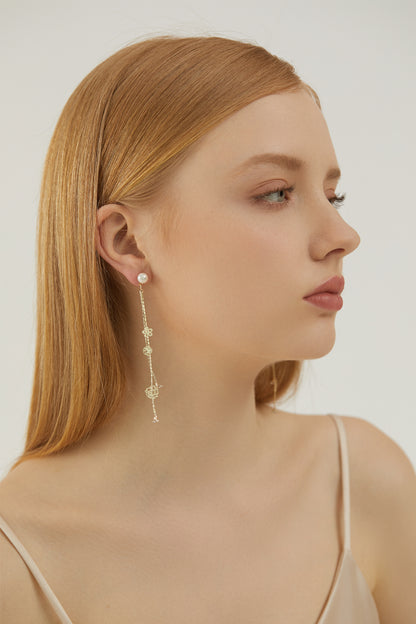SKYE Eliane Freshwater Pearl Floral Drop Earrings10