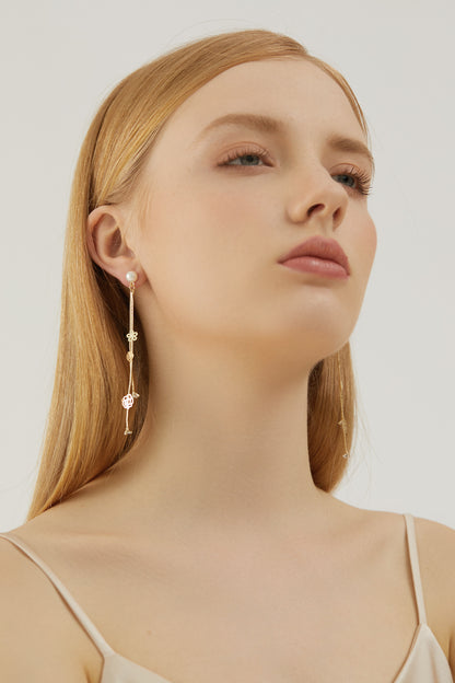 SKYE Eliane Freshwater Pearl Floral Drop Earrings8