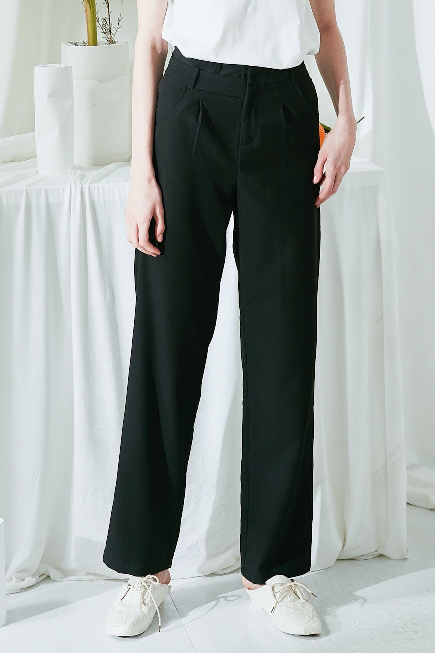 SKYE SF modern minimalist women clothing fashion Brielle Pants Black 6