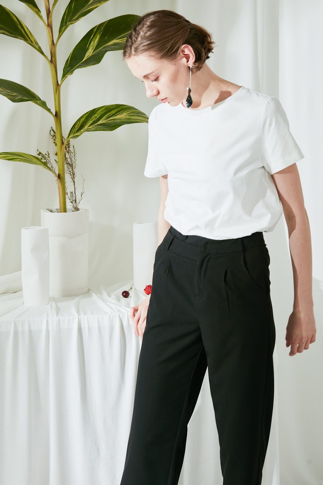 SKYE SF modern minimalist women clothing fashion Brielle Pants Black