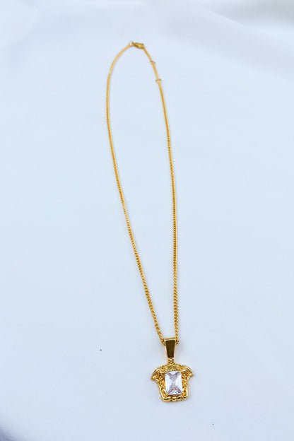 SKYE San Francisco SF California shop ethical sustainable modern chic designer women jewelry Meduse 18K Gold Crystal Necklace 5