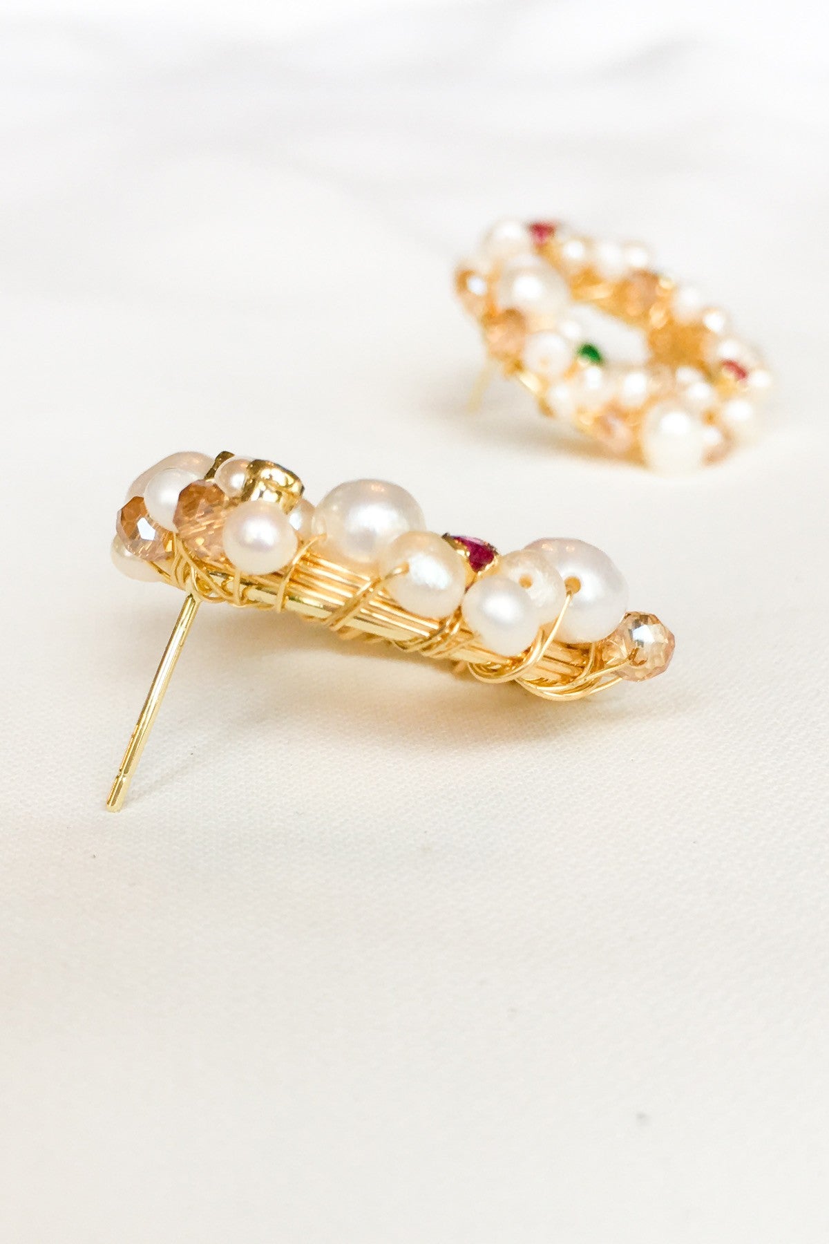 MEDIEVAL PEARL EARRINGS