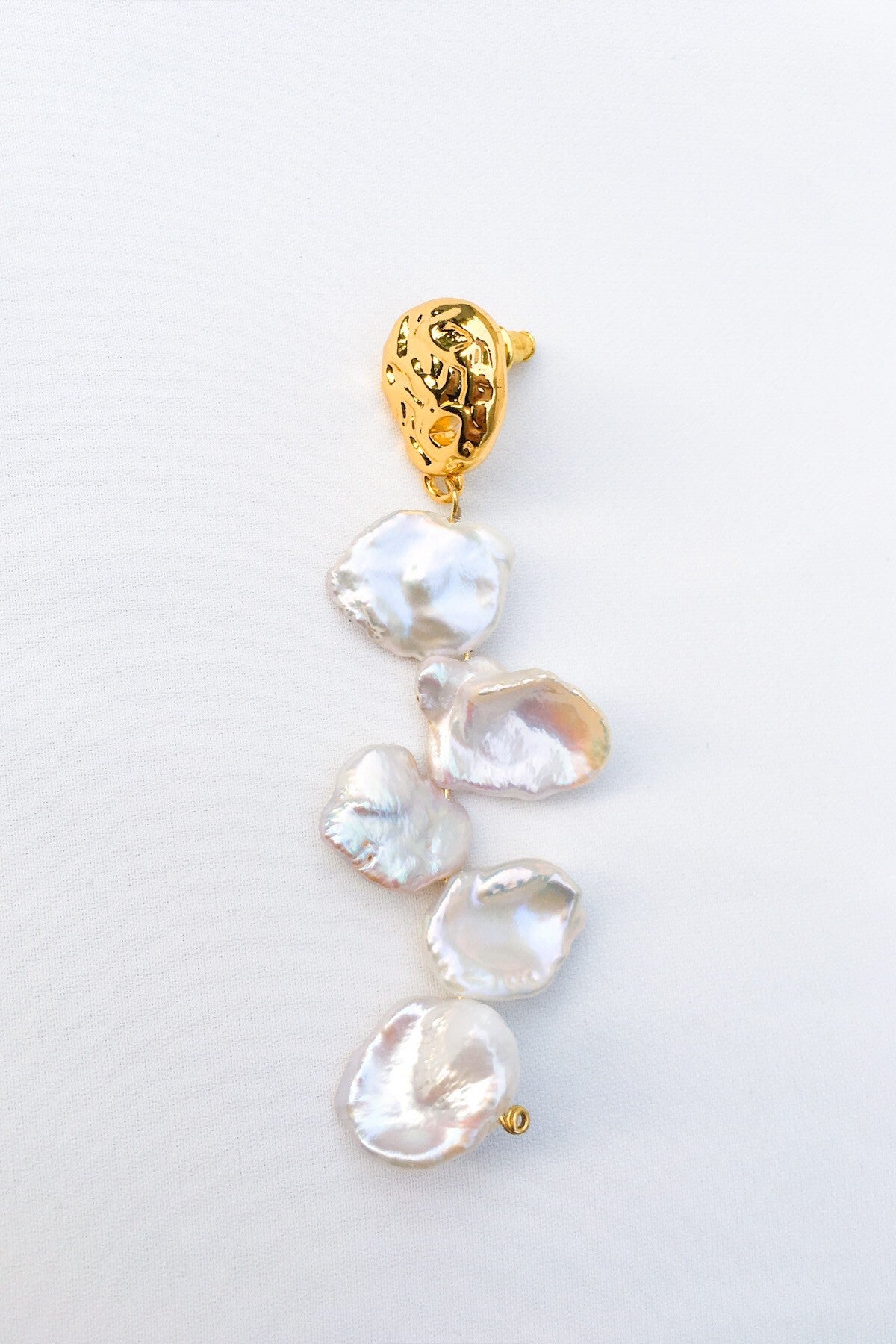 SKYE San Francisco SF California shop ethical sustainable modern minimalist quality women jewelry Seraphine 18K Gold Freshwater Pearl Earrings 8