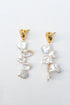 SKYE San Francisco SF California shop ethical sustainable modern minimalist quality women jewelry Seraphine 18K Gold Freshwater Pearl Earrings 9