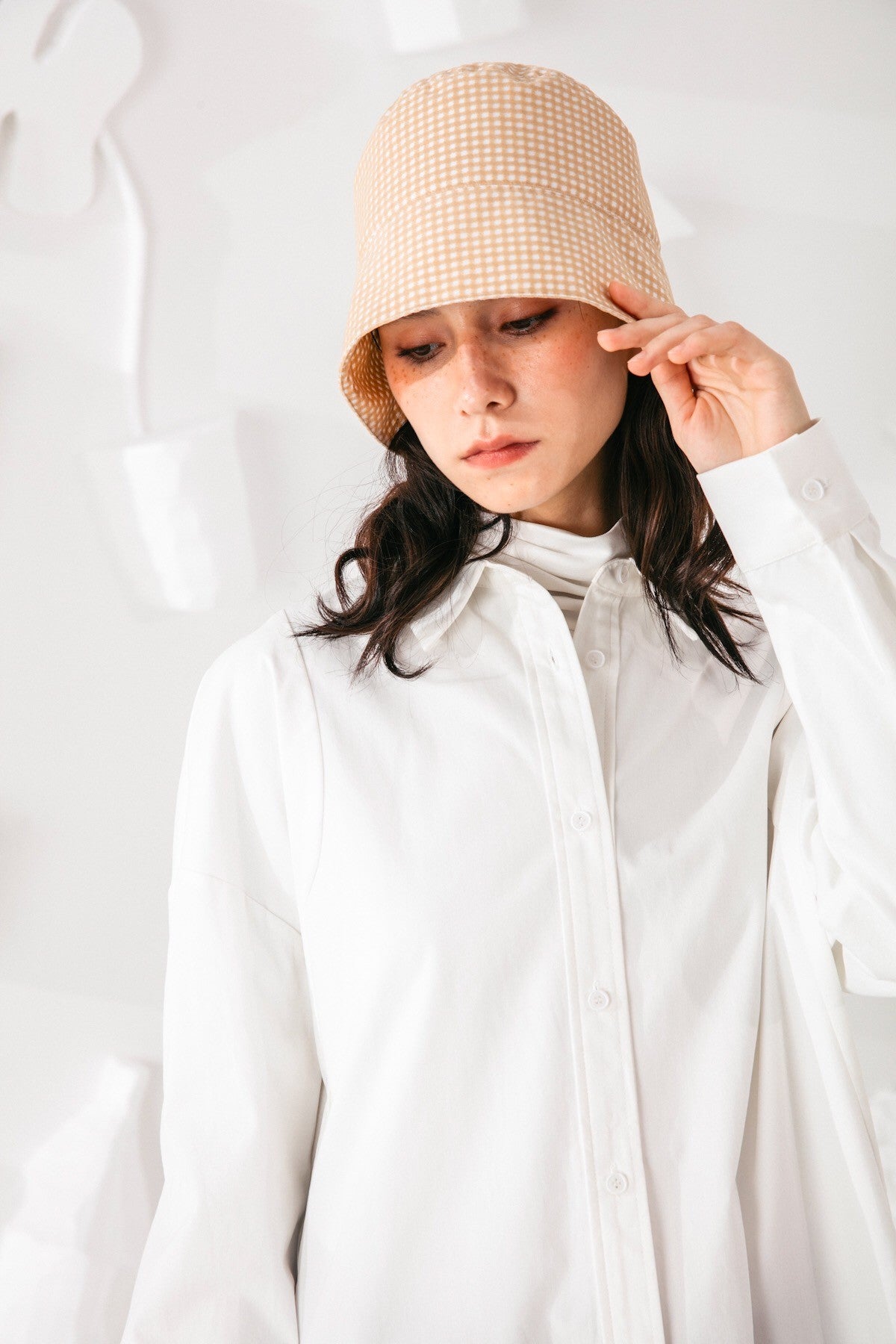 SKYE San Francisco SF shop ethical modern minimalist quality women clothing fashion Brigitte Tunic Shirt white 3