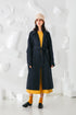 SKYE San Francisco SF shop ethical modern minimalist quality women clothing fashion Coraline Trench Coat blue