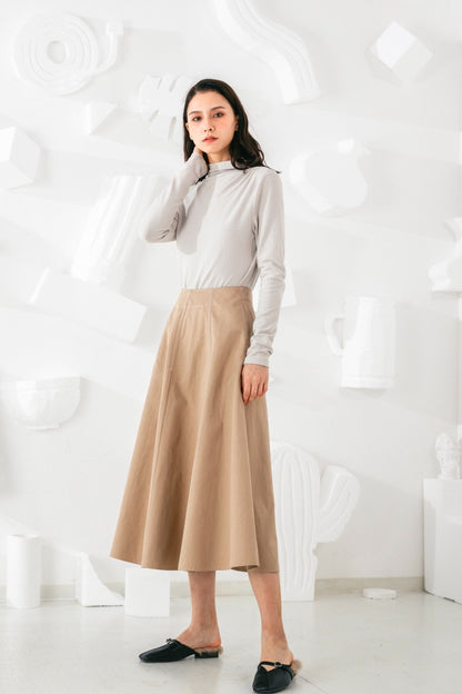 SKYE San Francisco SF shop ethical modern minimalist quality women clothing fashion Marie Top grey 5