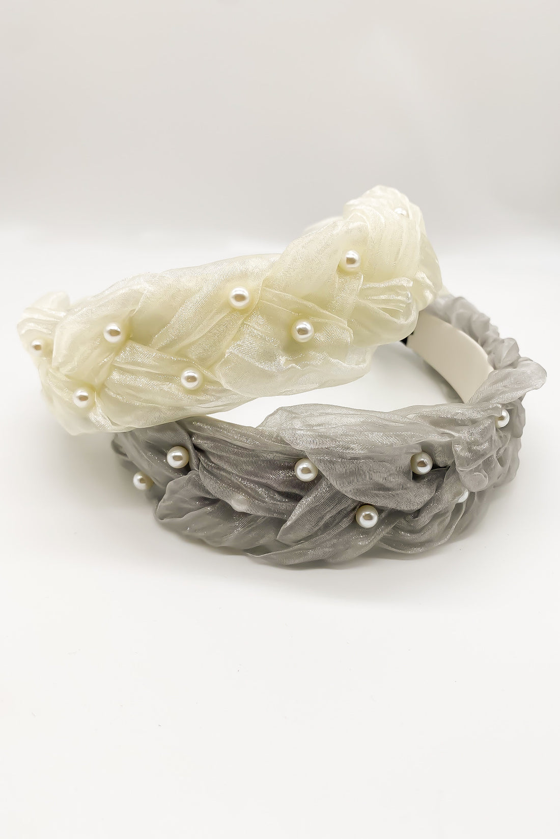 SKYE San Francisco Shop Chic Modern Elegant Classy Women Jewelry French Parisian Minimalist Bexley Organza Pearl Headband 5