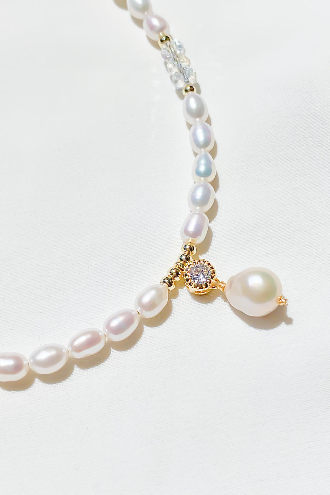 SKYE San Francisco Shop SF Chic Modern Elegant Classy Women Jewelry French Parisian Minimalist Lena Crystal Pearl Chocker Necklace 4