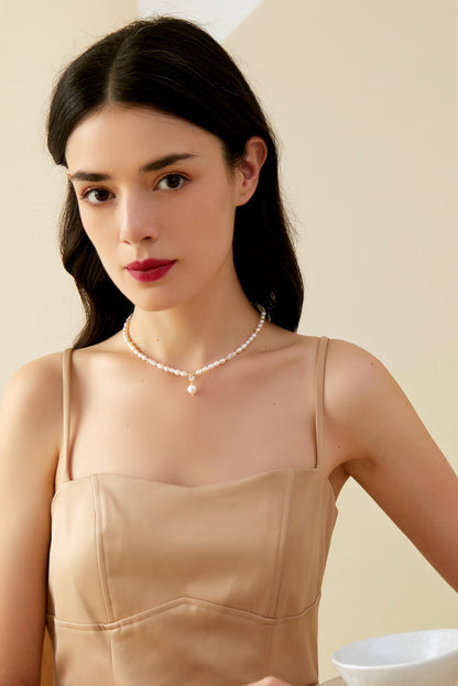 SKYE San Francisco Shop SF Chic Modern Elegant Classy Women Jewelry French Parisian Minimalist Lena pearl chocker necklace 7