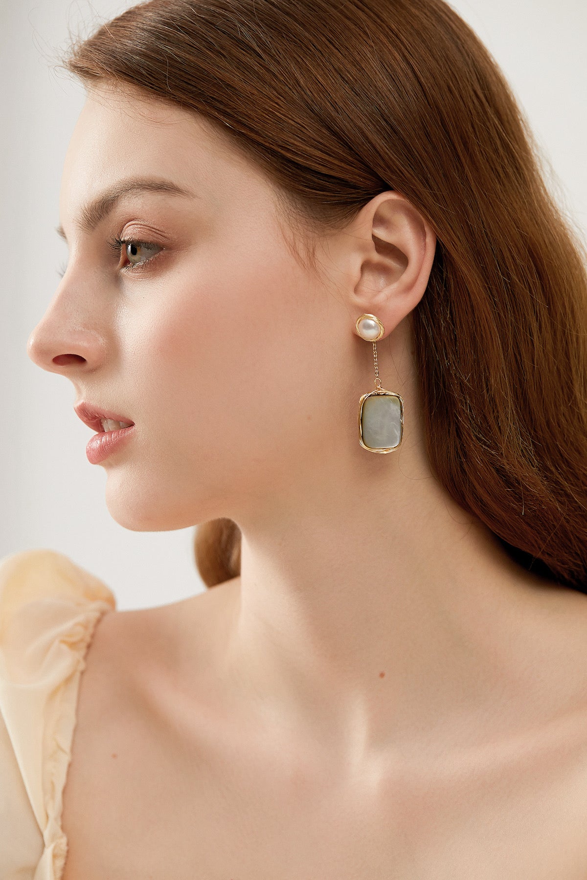 SKYE San Francisco Shop SF Chic Modern Elegant Classy Women Jewelry French Parisian Minimalist Sacha 18K Gold Pearl Drop Earrings 5