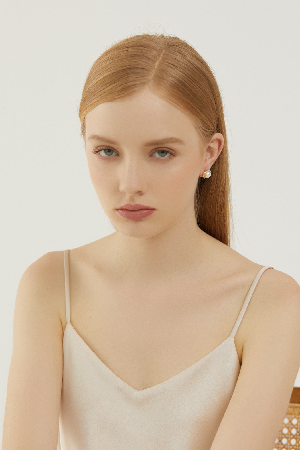 SKYE Shop Chic Modern Elegant Classy Women Jewelry French Parisian Minimalist Alexandra Freshwater Pearl Stud Earrings 6