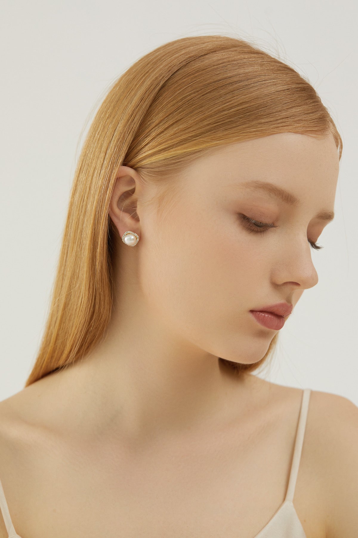 SKYE Shop Chic Modern Elegant Classy Women Jewelry French Parisian Minimalist Alexandra Freshwater Pearl Stud Earrings 7