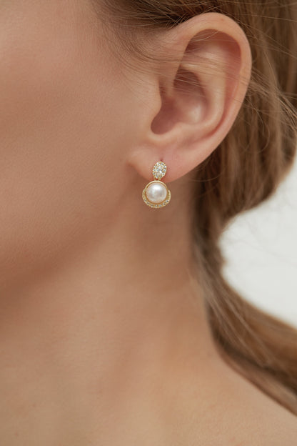 Prado Freshwater Pearl Drop Earrings