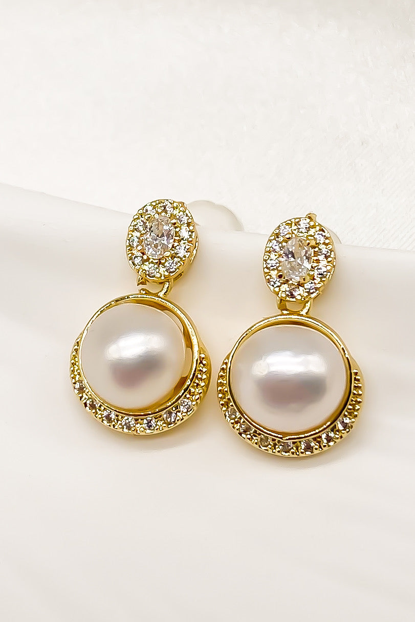 SKYE Shop Chic Modern Elegant Classy Women Jewelry French Parisian Minimalist Ayda Freshwater Pearl Drop Earrings 7