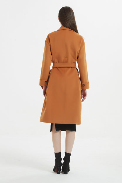 SKYE Shop Chic Modern Elegant Timeless Women Clothing French Parisian Minimalist Annabelle Long Wool Coat 5