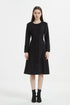 SKYE Shop Chic Modern Elegant Timeless Women Clothing French Parisian Minimalist Emilia Dress black 5