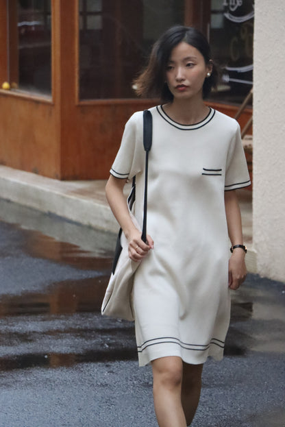 SKYE Shop Chic Modern Elegant Timeless Women Clothing French Parisian Minimalist Fashion Nicky Sweater Dress 3