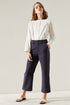 SKYE minimalist women clothing fashion Kate Chiffon Blouse Top white